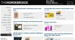 Desktop Screenshot of horsebridge-centre.org.uk
